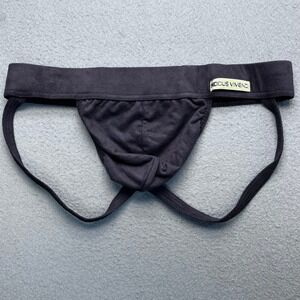 NWT‎ Modus Vivendi Suede Jockstrap Mens Large Brown 13913 Athletic Supporter